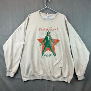 Panic! At The Disco Viva Las Vengeance Tour 2022 Sweatshirt Size 3XL Pre owned